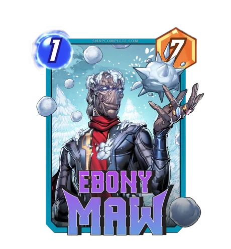 Ebony Maw Winter Vacation variant