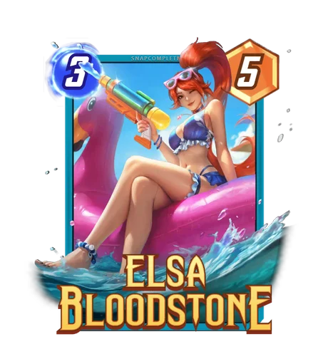 Elsa Bloodstone Summer Vacation variant