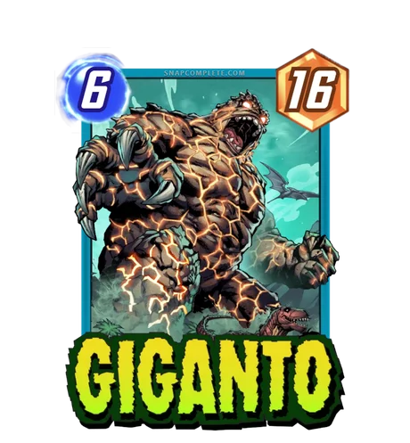 Giganto 1,000,000 BC variant