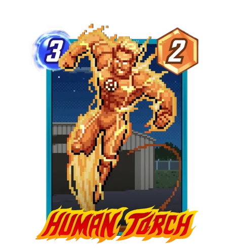 Human Torch Pixel variant