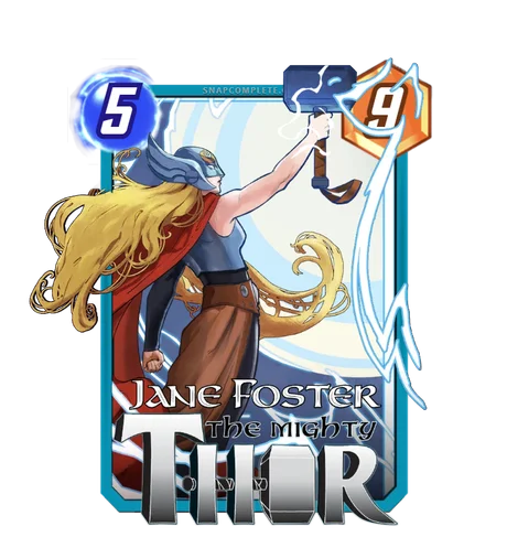 Jane Foster Mighty Thor Wild Blue Nouveau variant