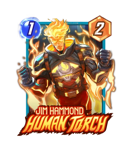 Jim Hammond Human Torch Cyberpunk variant