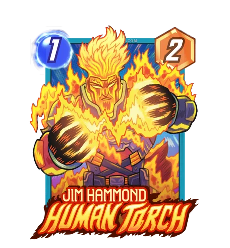 Jim Hammond Human Torch Dan Hipp Cyberpunk variant