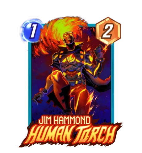 Jim Hammond Human Torch Flaviano Cyberpunk variant