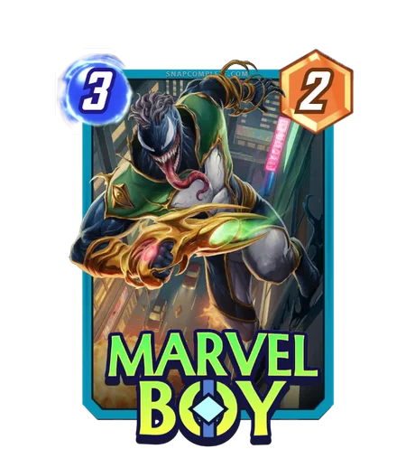 Marvel Boy Venomized variant