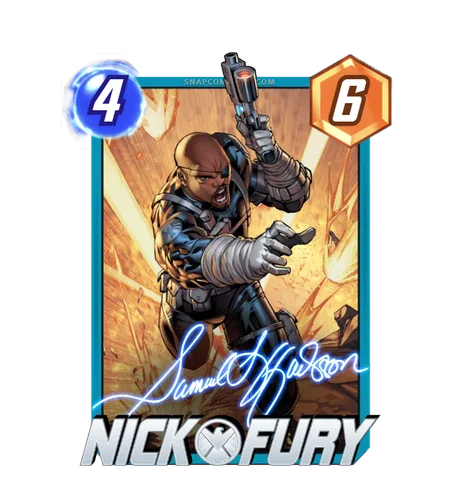 Nick Fury Signed variant