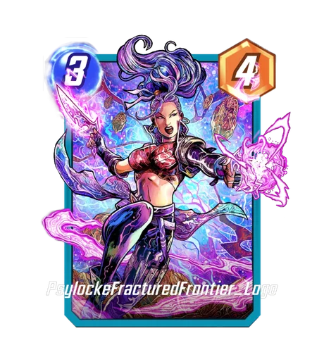 Psylocke Fractured Frontier (Vincenzo Riccardi) variant