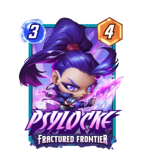 Psylocke Fractured Frontier (Chibi) variant