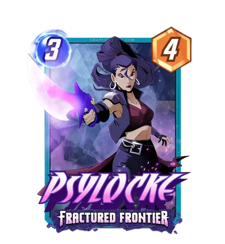 Psylocke Fractured Frontier (Mana Studios) variant