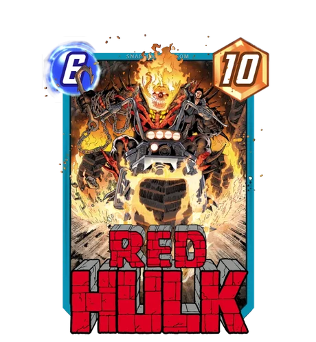 Red Hulk Venomized Rider variant