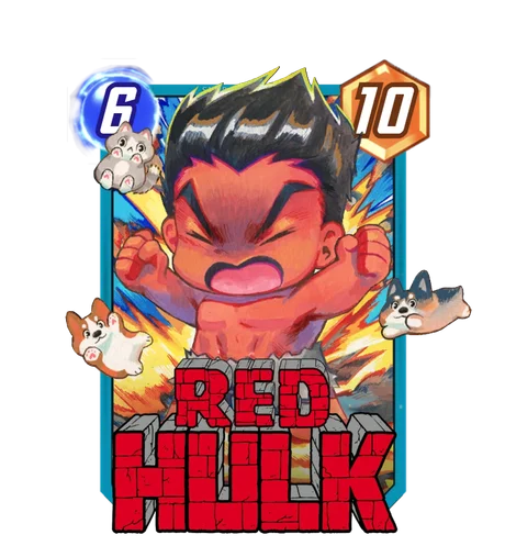 Red Hulk Chibi variant