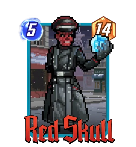 Red Skull Pixel variant