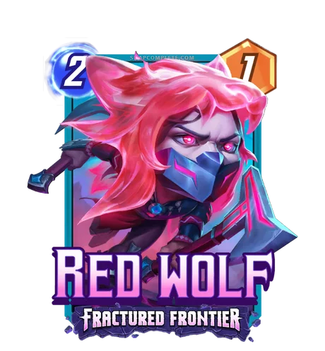 Red Wolf Fractured Frontier (Chibi) variant