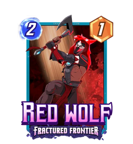 Red Wolf Fractured Frontier Mana Studios variant