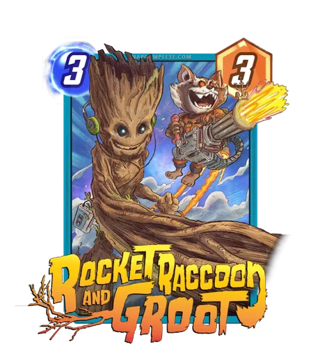 Rocket and Groot Patrick Ballesteros variant