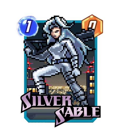 Silver Sable Pixel variant