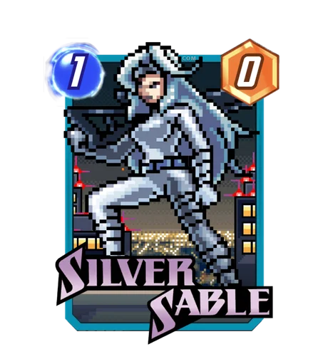 Silver Sable (Pixel) variant