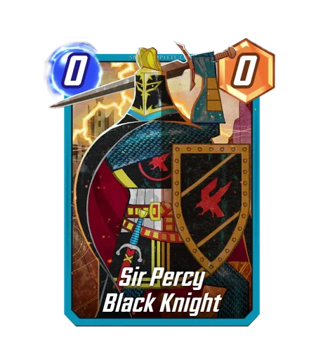 Sir Percy Black Knight Storybook variant