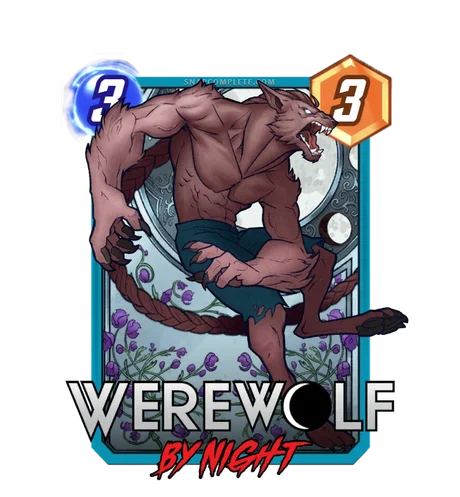Werewolf By Night Wild Blue Nouveau variant