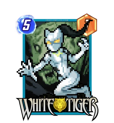 White Tiger Pixel variant