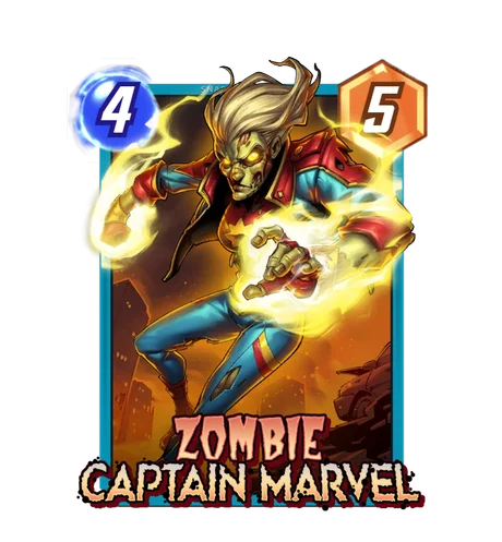 Zombie Captain Marvel Ivan Fomin variant
