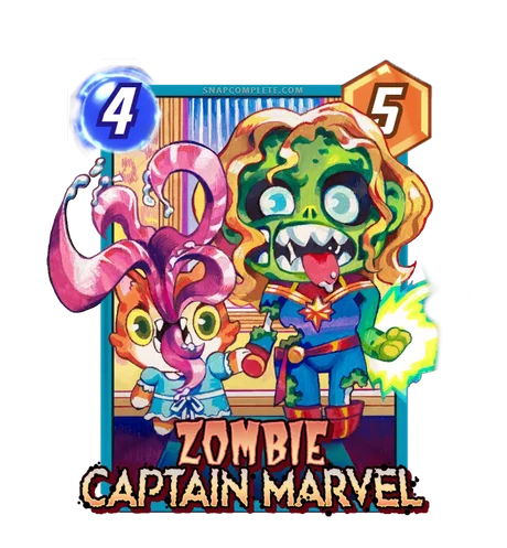 Zombie Captain Marvel Rian Gonzales variant