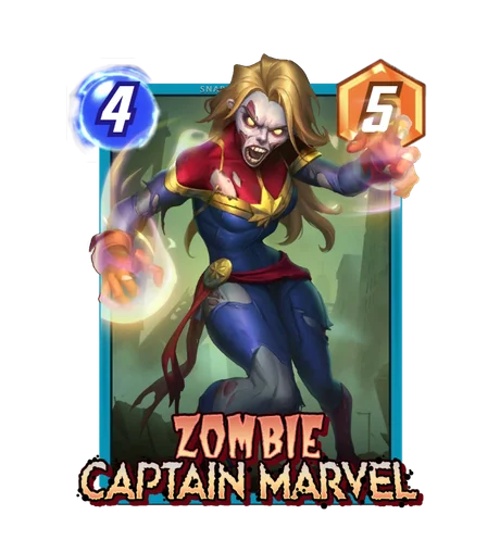 Zombie Captain Marvel Mooncolony variant
