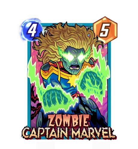Zombie Captain Marvel (Dan Hipp) variant