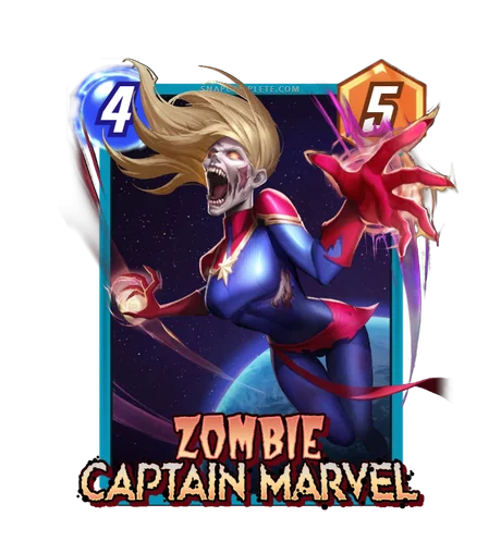Zombie Captain Marvel PANDART STUDIO variant