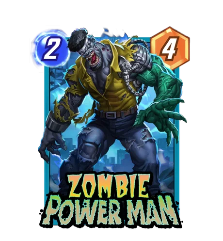 Zombie Power Man Fireball Studio variant